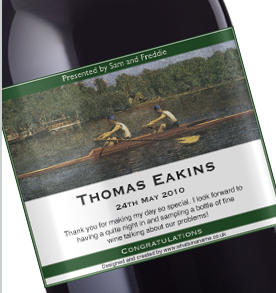 Thomas Eakins - Wine Label