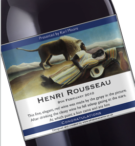 Henri Rousseau - Wine Label