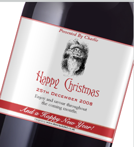 Sherry Santa - Wine Label