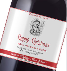 Santa Claus - Wine Label