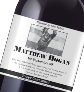 King of the Swingers - Wine Label