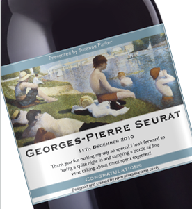 Georges-Pierre Seurat - Wine Label